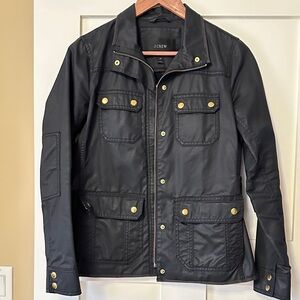 J. Crew women’s navy waxed Jacket